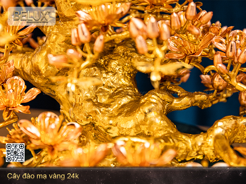 Cây đào mạ vàng 24k&nbsp;